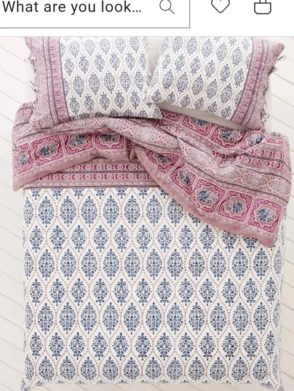Urban Outfitters Plum & Bow Duvet Cover Set